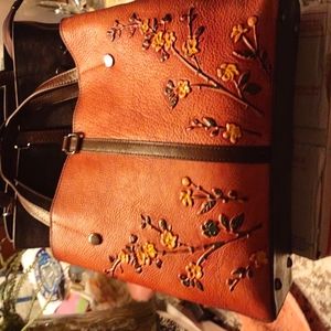 Med leather satchel